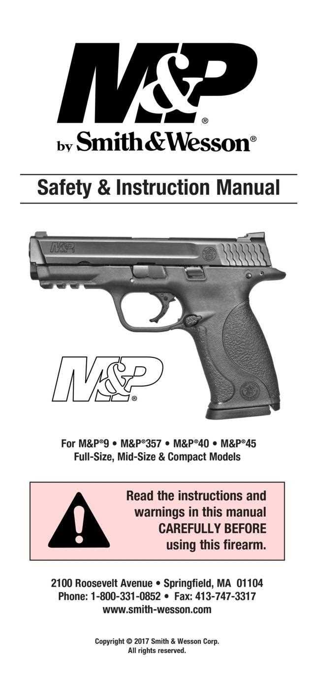 smith and wesson shield owners manual