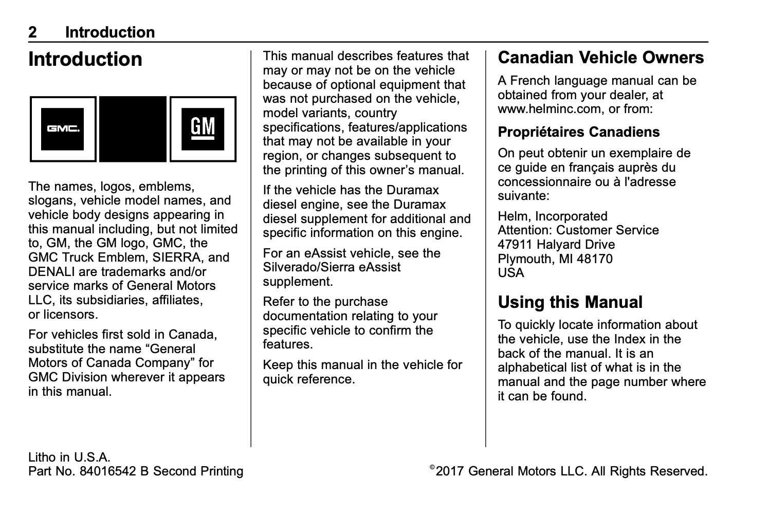 2018 gmc yukon denali owners manual