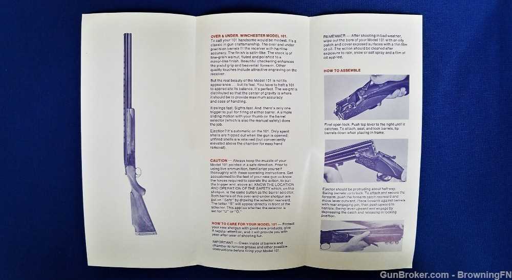 winchester 101 owners manual