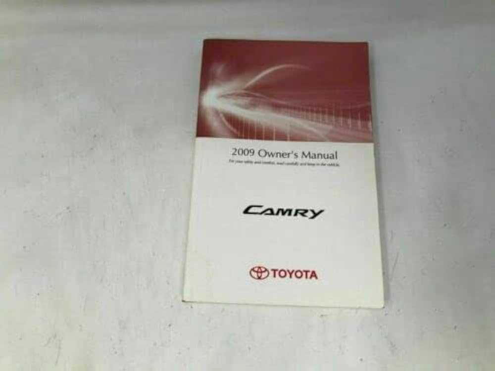 toyota camry 2009 owners manual