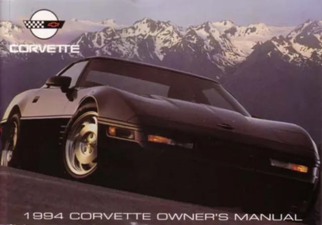 1984 corvette owners manual