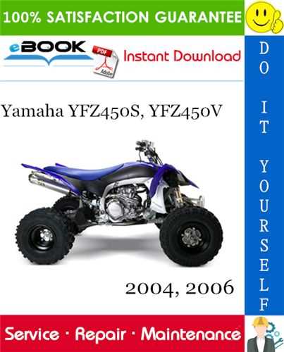 2006 yamaha yfz 450 owners manual