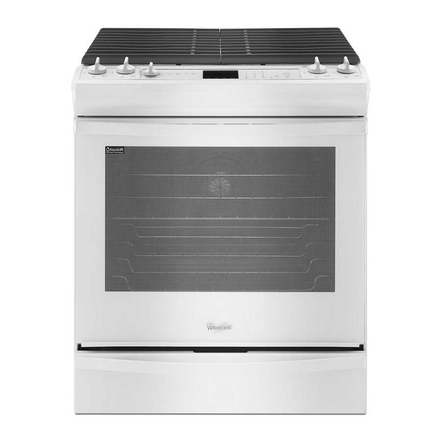 whirlpool gas stove owners manual