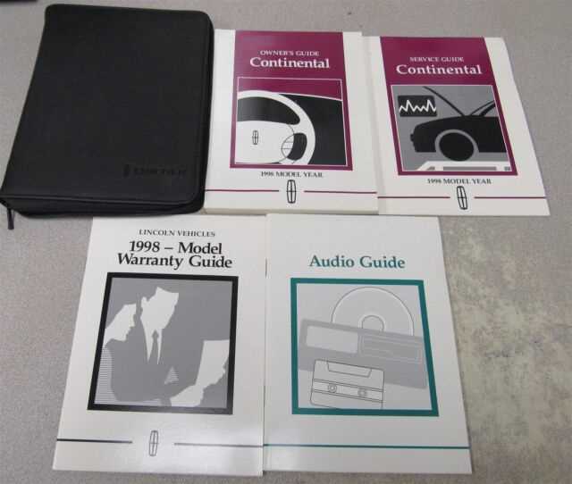 1998 lincoln continental owners manual