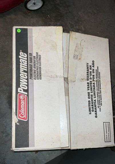 owners manual for coleman powermate 5000 generator