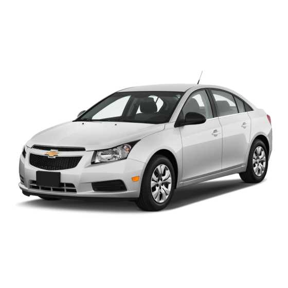 2013 chevy cruze owners manual