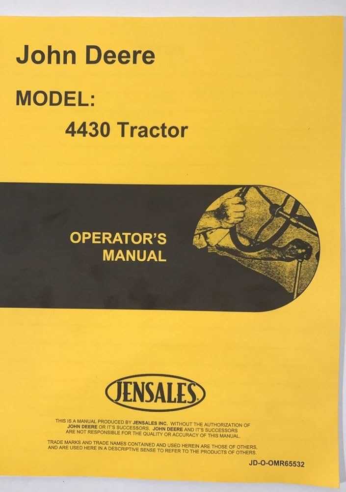 john deere owners manual