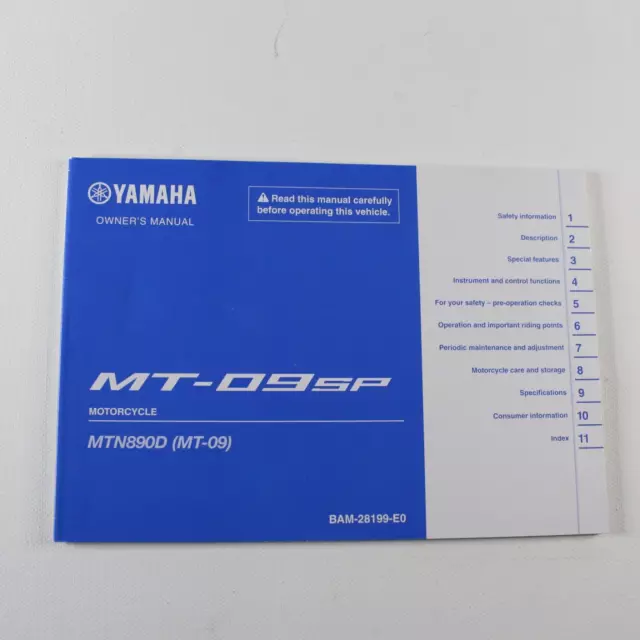 yamaha fz 09 owners manual