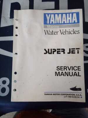 yamaha superjet owners manual