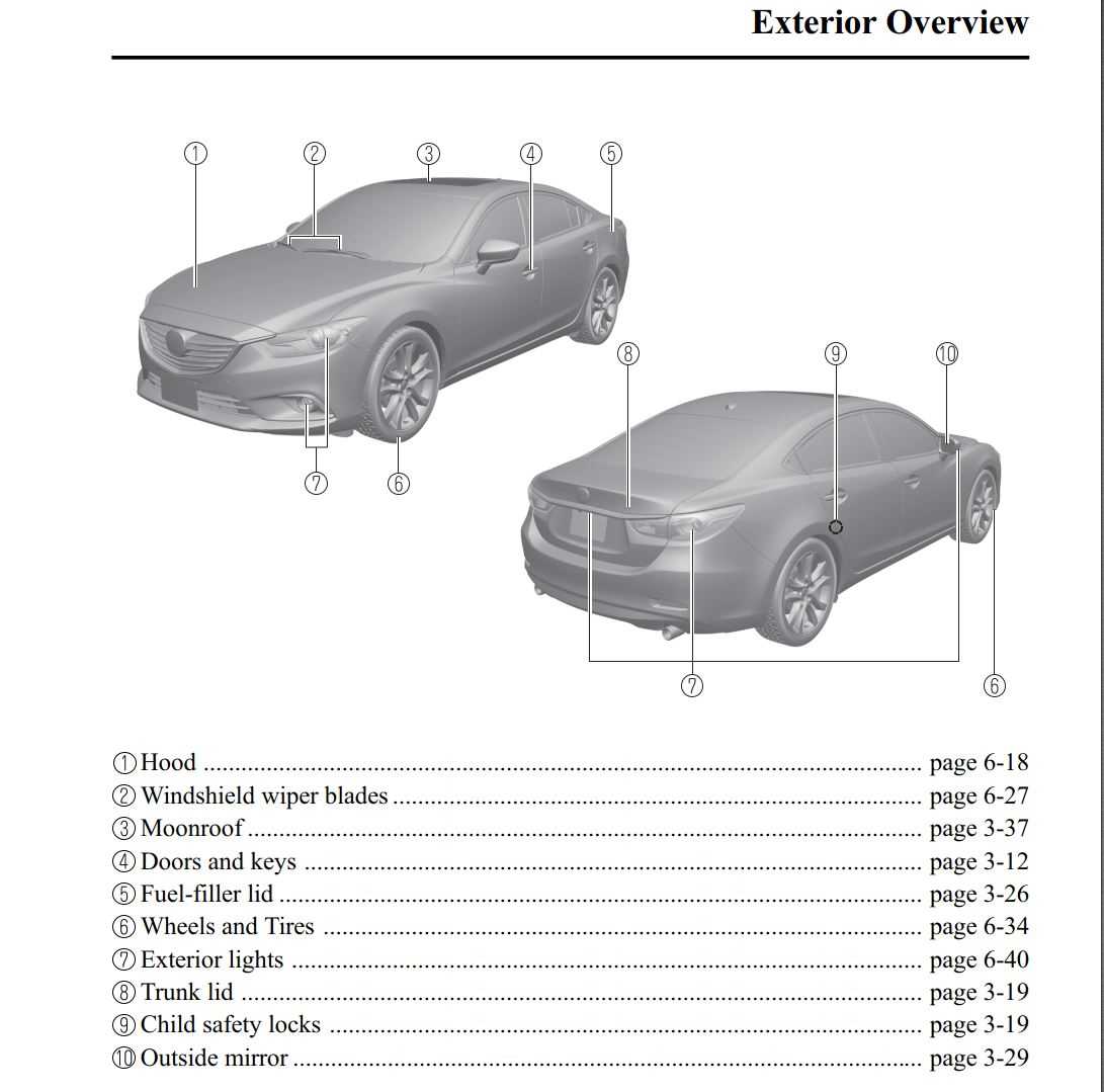 2013 mazda 6 owners manual