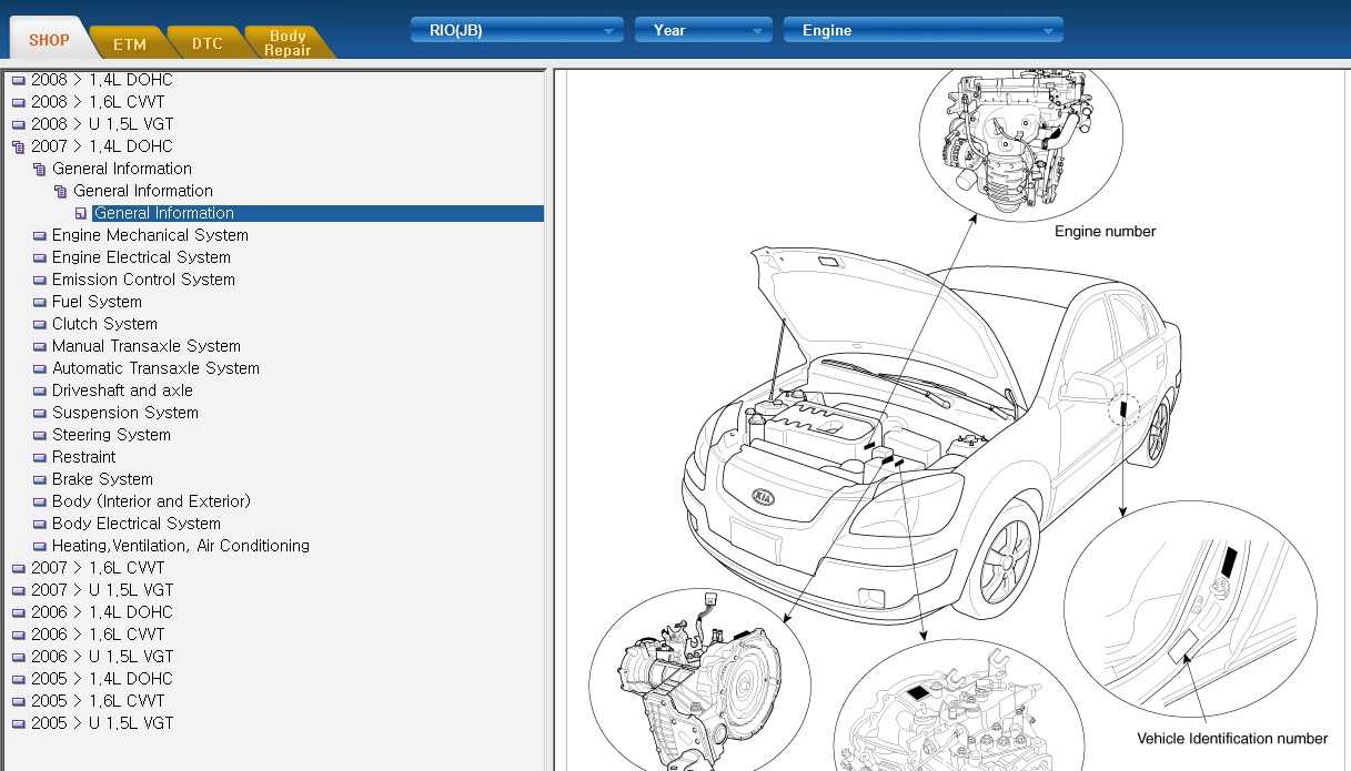 2006 kia rio owners manual