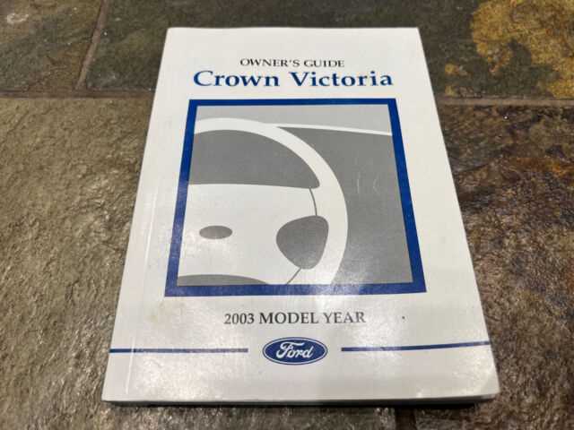 2001 crown victoria owners manual