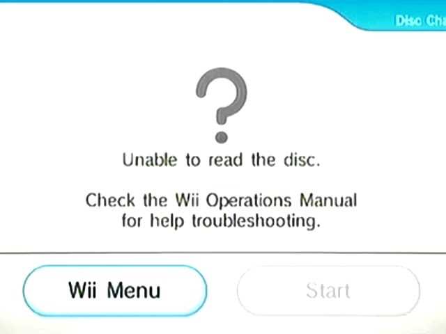 wii owners manual troubleshooting