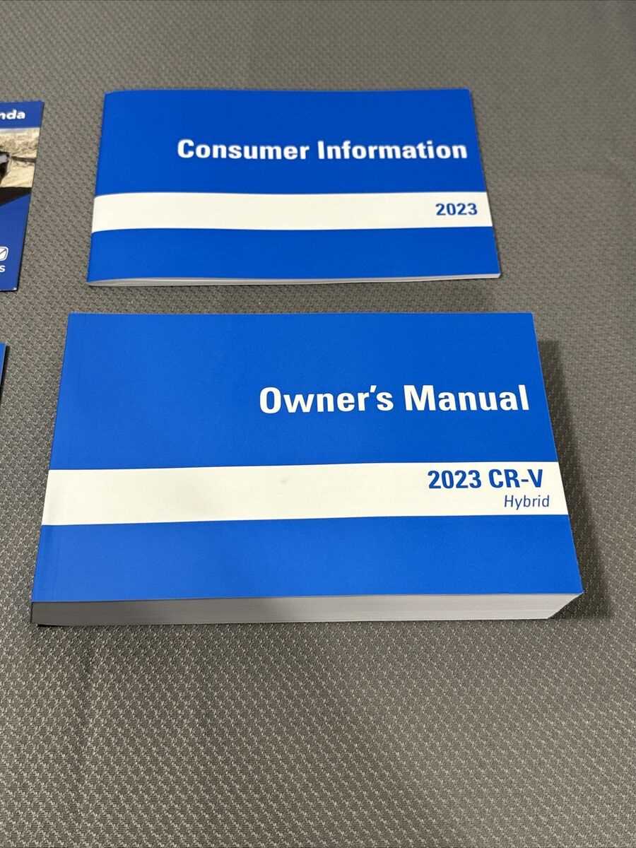 2023 honda cr v owners manual