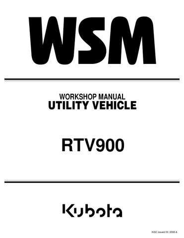 2005 kubota rtv 900 owners manual