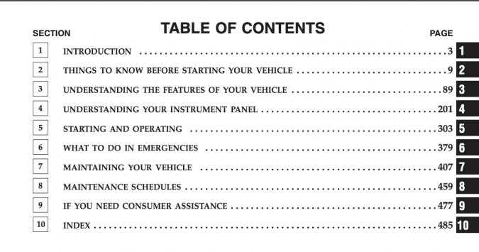 2007 chrysler town and country owners manual