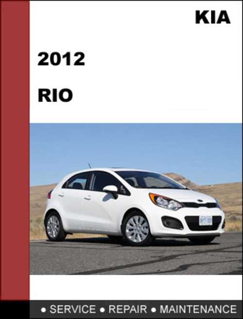 2006 kia rio owners manual