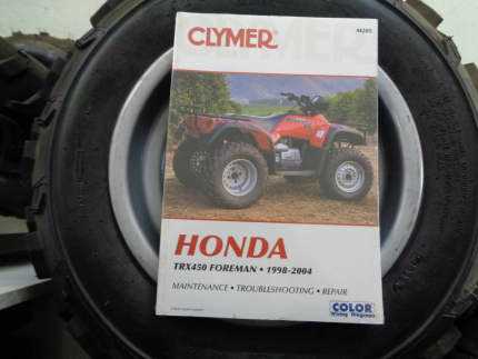 2000 honda foreman 450 es owners manual