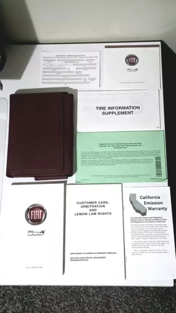 2016 fiat 500x owners manual