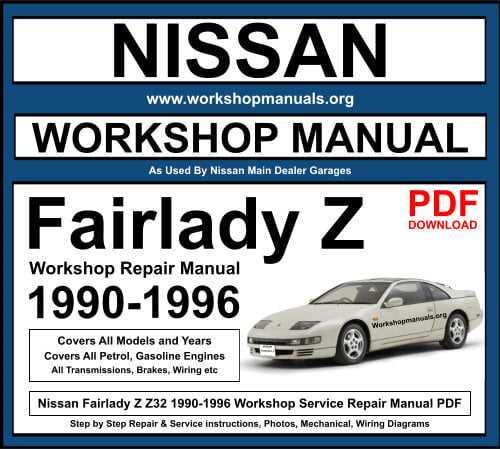 1990 nissan 300zx owners manual