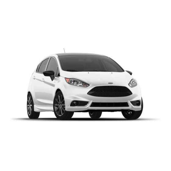 ford fiesta 2019 owners manual