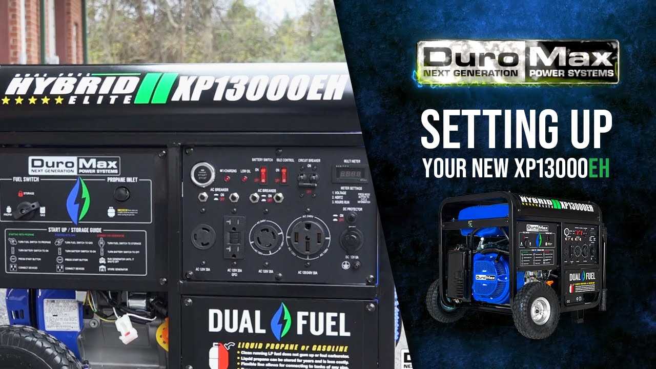 duromax generator owners manual