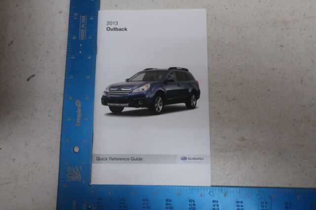 2018 subaru outback limited owners manual