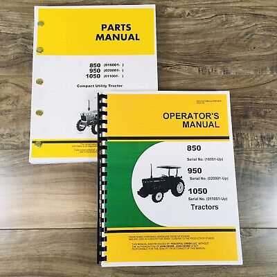 john deere 950 owners manual