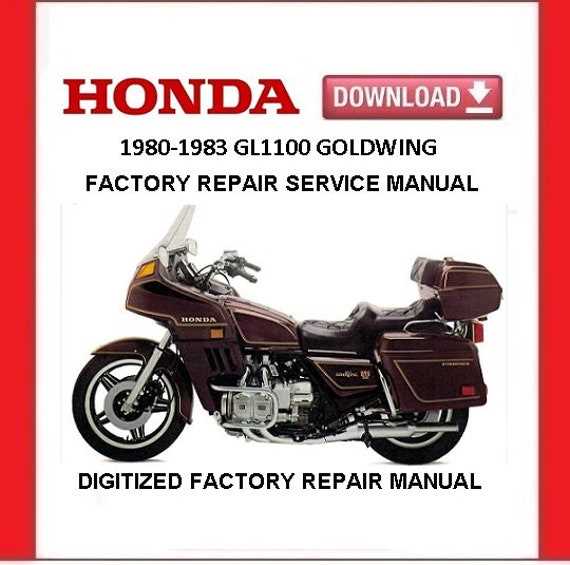 honda goldwing owners manual