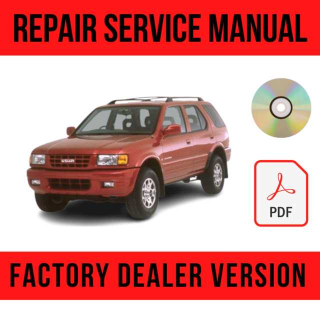 1997 isuzu rodeo owners manual